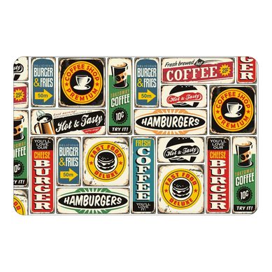 Set De Table Coffee Shop – 28x44,5 Cm – Multicolore – Polypropylène – Paris Prix