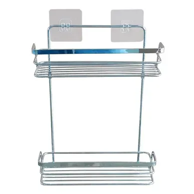Serviteur De Douche 2 Niveaux "filaire Premium" 35cm Chrome Serviteur De Douche 2 Niveaux "filaire Premium" 35cm Chrome