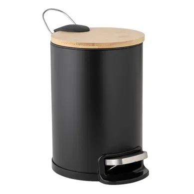Poubelle De Salle De Bain "mobelle" 3l Noir Poubelle De Salle De Bain "mobelle" 3l Noir
