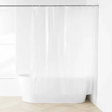 Rideau De Douche Effet 3d "eva" 180x200cm Transparent Rideau De Douche Effet 3d "eva" 180x200cm Transparent