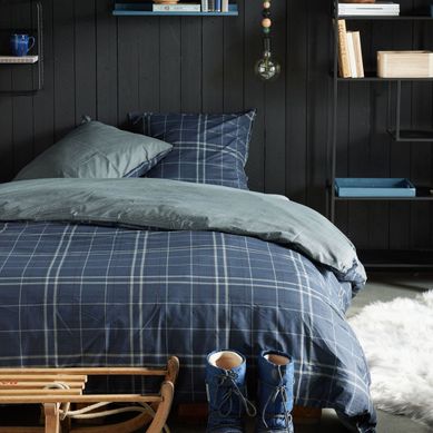 Parure De Lit 2 Personnes Imprimé Coton Winter Spirit Megeve 240x260 Cm Bleu Parure De Lit 2 Personnes Imprimé Coton Winter Spirit Megeve 240x260 Cm Bleu