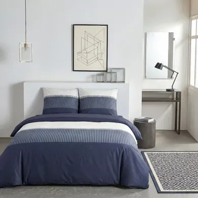 Parure De Lit 2 Personnes Imprimé Sunshine Zorah 220x240 Cm Bleu Parure De Lit 2 Personnes Imprimé Sunshine Zorah 220x240 Cm Bleu
