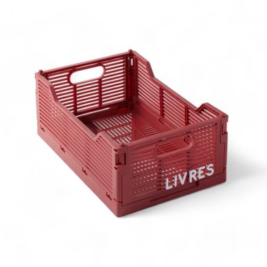 Caisse Pliable En Plastique La Tete Dans Les Nuages Terracotta Caisse Pliable En Plastique La Tete Dans Les Nuages Terracotta