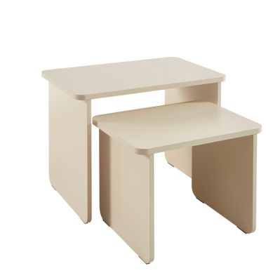 Tables Basses Gigognes Akka Beige Tables Basses Gigognes Akka Beige