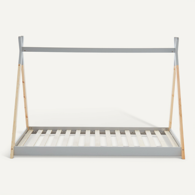 Lit Enfant Tipi Tiny Pin Gris 90x190 Sommier Inclus Lit Enfant Tipi Tiny Pin Gris 90x190 Sommier Inclus