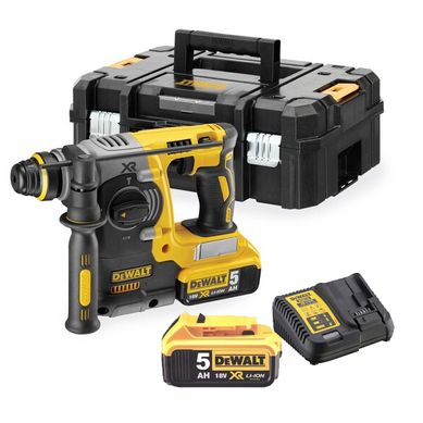 Perforateur Sds Plus 18v Xr + 2 Batteries 5ah + Chargeur + Coffret T-stak - Dewalt - Dch273p2 Perforateur Sds Plus 18v Xr + 2 Batteries 5ah + Chargeur + Coffret T-stak - Dewalt - Dch273p2