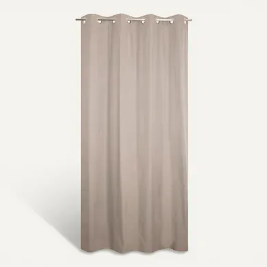 Rideau occultant 135x240 cm ATTILA Taupe Rideau occultant 135x240 cm ATTILA Taupe vue de face