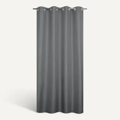 Rideau occultant 135x240 cm ATTILA Anthracite Rideau occultant 135x240 cm ATTILA Anthracite vue de face