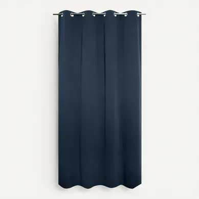 Rideau thermique 135x240 cm OCTAR Bleu Rideau thermique 135x240 cm OCTAR Bleu vue de face