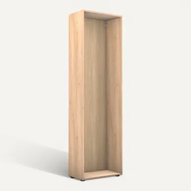 Caisson H.204 x L.60 x P.33 cm CASANE imitation Chêne vue 3/4