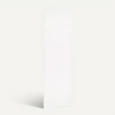 Porte simple H.116 x L.45 cm CASANE Blanc vue 3/4
