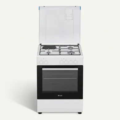 Cuisinière mixte AYA ACM66W/4 vue de face