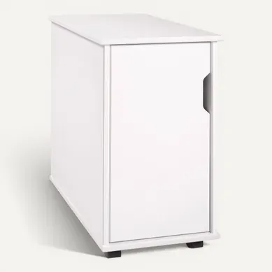 Caisson 1 porte COLT Blanc vue 3/4