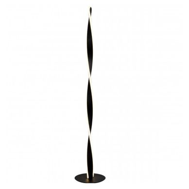 Lampadaire H120 Cm Torsade Noir LED - Kazan