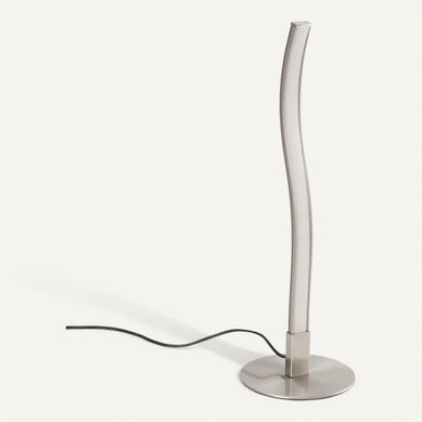 Lampe à poser LED H. 30 cm SNAKE Argentée Lampe à poser LED H. 30 cm SNAKE Argentée vue 3/4