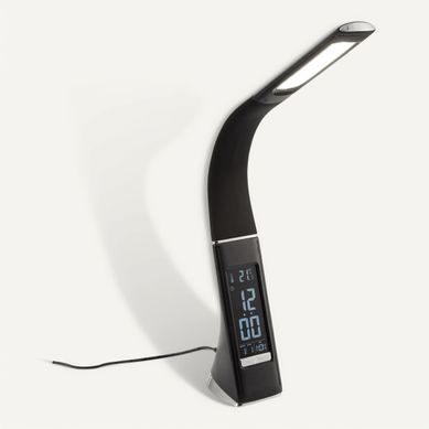 Lampe de bureau LED H. 37 cm FLEX Noire Lampe de bureau LED H. 37 cm FLEX Noire vue 3/4