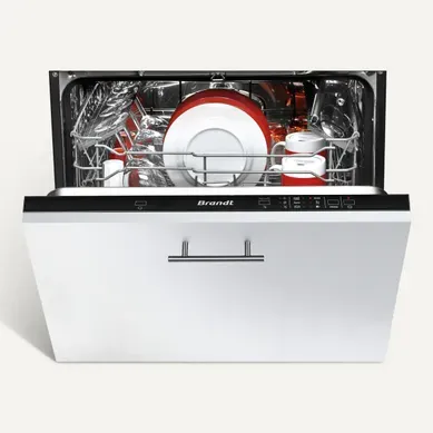 Lave-vaisselle intégrable BRANDT BDJ3424DB 14 couverts vue de face