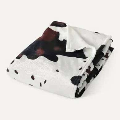 Plaid En Flanelle Imprimé "vache" 130x170cm Multicolore Plaid En Flanelle Imprimé "vache" 130x170cm Multicolore