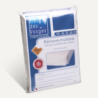 Rénove Matelas Rubens Housse 120x200cm Matelas 14 À 18cm Rénove Matelas Rubens Housse 120x200cm Matelas 14 À 18cm