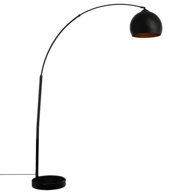 Lampadaire En Métal Contempo Chic - H. 175 Cm - Noir Lampadaire En Métal Contempo Chic - H. 175 Cm - Noir