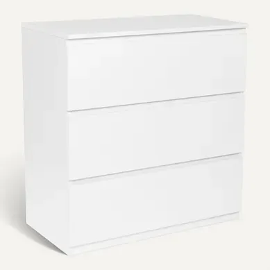 Commode 3 Tiroirs Tomi 78 Cm Bois Blanc Commode 3 Tiroirs Tomi 78 Cm Bois Blanc