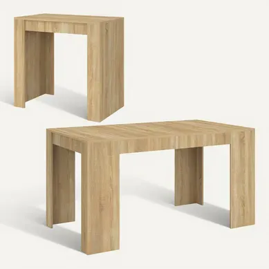 Table Console Extensible Orlando 6 Personnes 140 Cm Bois Façon Hêtre Table Console Extensible Orlando 6 Personnes 140 Cm Bois Façon Hêtre