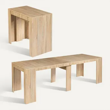 Table Console Extensible Orlando 10 Personnes 235 Cm Bois Façon Hêtre Table Console Extensible Orlando 10 Personnes 235 Cm Bois Façon Hêtre