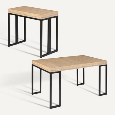 Table Console Extensible Toronto 6 Personnes 140 Cm Design Industriel Table Console Extensible Toronto 6 Personnes 140 Cm Design Industriel