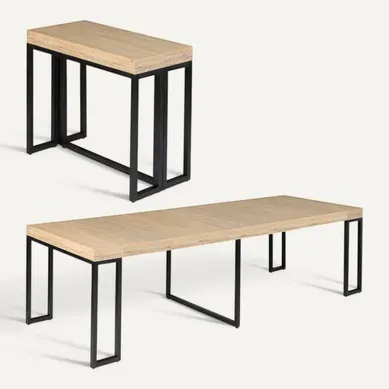 Table Console Extensible Toronto 14 Personnes 300 Cm Design Industriel Table Console Extensible Toronto 14 Personnes 300 Cm Design Industriel