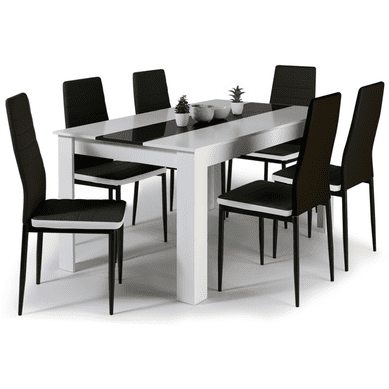 VASAGLE Ensemble Table de Bar avec Tabourets, Table à Manger avec 2  Chaises, Chaises de Bar 30 x 40 x 65 cm, Style Industriel, Marron Rustique  et Noi