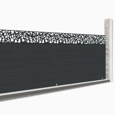Brise Vue Occultant 1,5 X 10 M Effet Lames De Clôture Motifs Flower 160 Gr/m² Brise Vue Occultant 1,5 X 10 M Effet Lames De Clôture Motifs Flower 160 Gr/m²