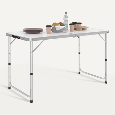 Table De Camping Pliante D'appoint 120 Cm Réglable En Hauteur Table De Camping Pliante D'appoint 120 Cm Réglable En Hauteur