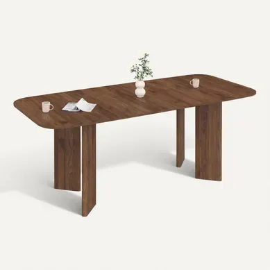 Table À Manger Extensible Rectangulaire Arrondie Capucine 6-10 Personnes 4 Pieds Design Arrondi Noye Table À Manger Extensible Rectangulaire Arrondie Capucine 6-10 Personnes 4 Pieds Design Arrondi Noye