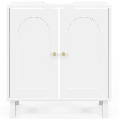 Meuble Sous Lavabo Salle De Bain Arsene Design Arche Bois Blanc Meuble Sous Lavabo Salle De Bain Arsene Design Arche Bois Blanc