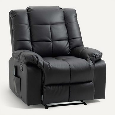 Fauteuil Luxe De Relaxation Et Massage Réglable Revêtement Pu Fauteuil Luxe De Relaxation Et Massage Réglable Revêtement Pu