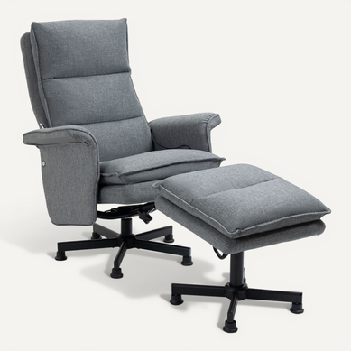 Fauteuil De Massage Avec Repose-pied Style Néo-rétro Fauteuil De Massage Avec Repose-pied Style Néo-rétro