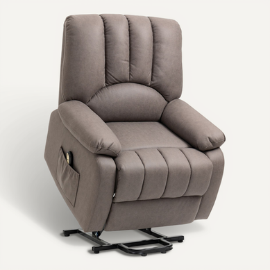 Fauteuil Releveur De Relaxation Inclinable Microfibre Polyester Fauteuil Releveur De Relaxation Inclinable Microfibre Polyester