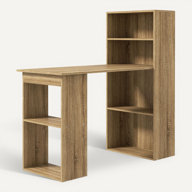 Bureau Informatique + Bibliothèque 120l X 55l X 120h Cm Bureau Informatique + Bibliothèque 120l X 55l X 120h Cm