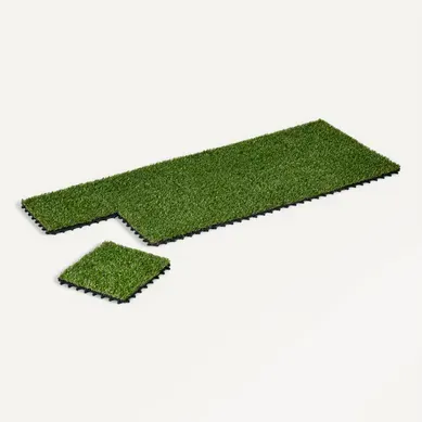 Gazon Artificiel Synthétique Set De 10 Dalles Carreaux 30 X 30 Cm