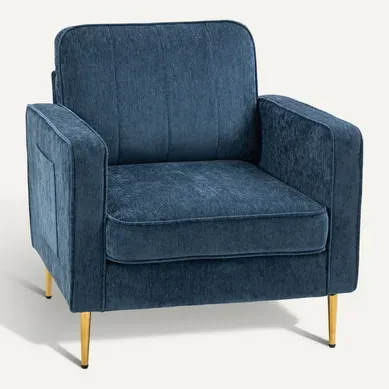 Fauteuil Style Art Déco Piètement Métal Doré Tissu Fauteuil Style Art Déco Piètement Métal Doré Tissu
