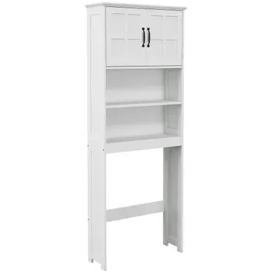 Meuble Wc Dessus De Toilette Style Classique Chic 2 Portes 2 étagères Blanc Meuble Wc Dessus De Toilette Style Classique Chic 2 Portes 2 étagères Blanc
