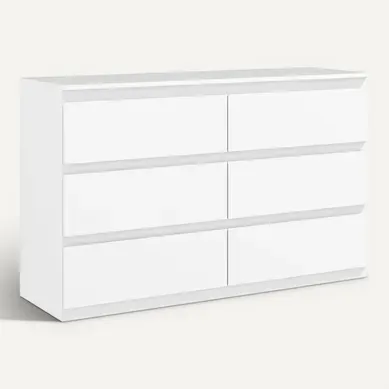 Commode 6 Tiroirs Coulissants Sans Poignées Commode 6 Tiroirs Coulissants Sans Poignées