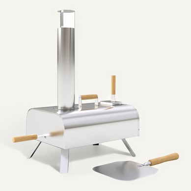 Four à Pizza Pliable Portable à Bois Ou Pellet - Pierre Réfractaire, Ustensiles Inclus - Acier Inox Four à Pizza Pliable Portable à Bois Ou Pellet - Pierre Réfractaire, Ustensiles Inclus - Acier Inox