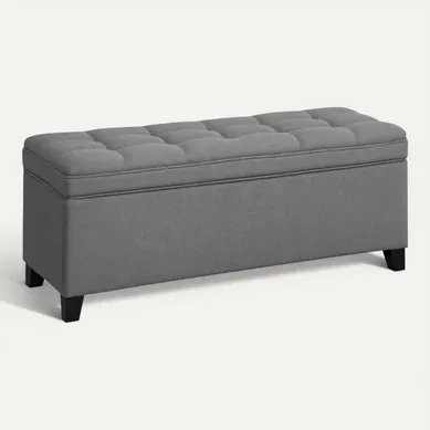 Banquette Bout De Lit Coffre Design Chesterfield Dim. 120 X 40 X 48 Cm Tissu Banquette Bout De Lit Coffre Design Chesterfield Dim. 120 X 40 X 48 Cm Tissu