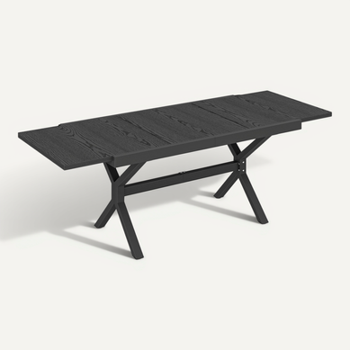 Table De Jardin Extensible 8-10 Personnes Effet Bois Table De Jardin Extensible 8-10 Personnes Effet Bois