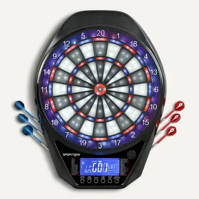 Cible Jeu De Fléchettes électronique 34 Jeux Grand écran LED Cible Jeu De Fléchettes électronique 34 Jeux Grand écran LED