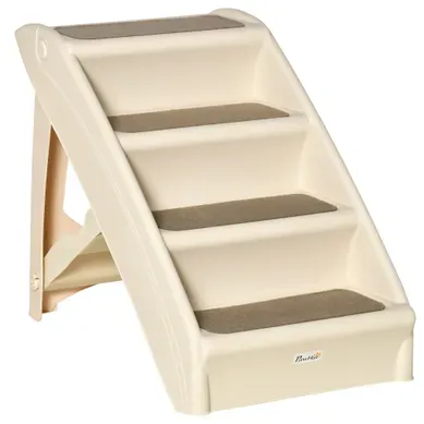 Escalier Pour Chien Pliant 4 Marches Antidérapantes 10 Kg Max. Pp Escalier Pour Chien Pliant 4 Marches Antidérapantes 10 Kg Max. Pp