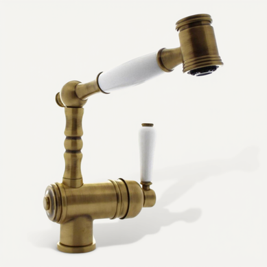 Robinet Douchette Vintage Laiton Vieux Bronze Chambord Adelin Robinet Douchette Vintage Laiton Vieux Bronze Chambord Adelin