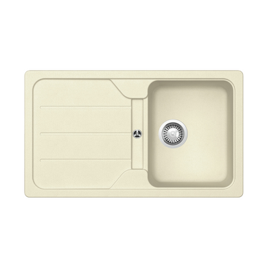 évier Granit Beige Vanille Formhaus 1 Bac 1 égouttoir évier Granit Beige Vanille Formhaus 1 Bac 1 égouttoir