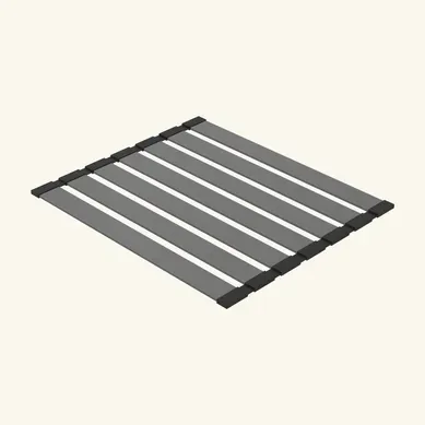 égouttoir Vaisselle Rabattable Inox Pvd Noir Métallisé Luisina Legato - Dessous De Plat Noir